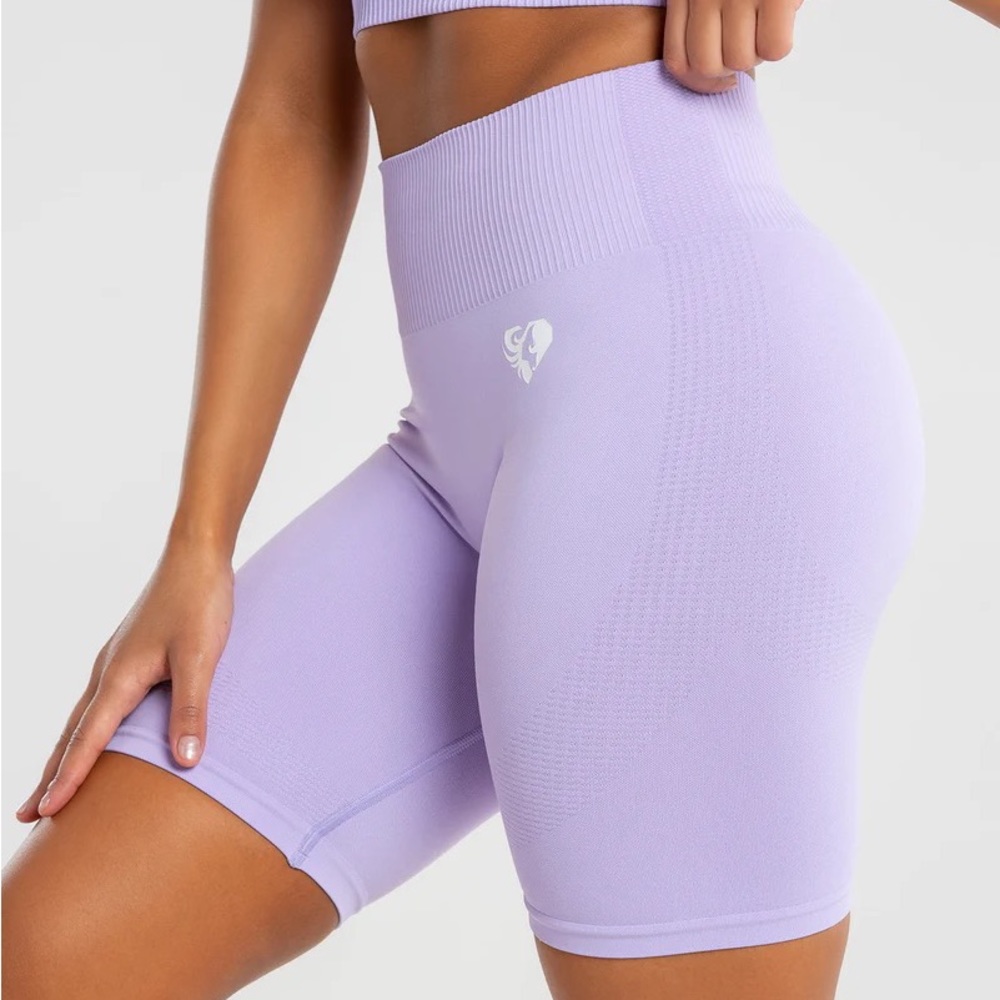Womens Best Lilac Seamless Shorts